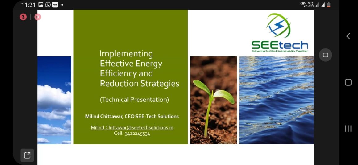 Webinar on Implementing Effective Energy Efficiency and Reduction Strategies